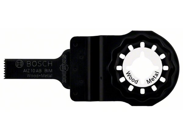 Bosch BIM Tauchsägeblatt AIZ 10 AB, Wood and Metal, 20 x 10 mm