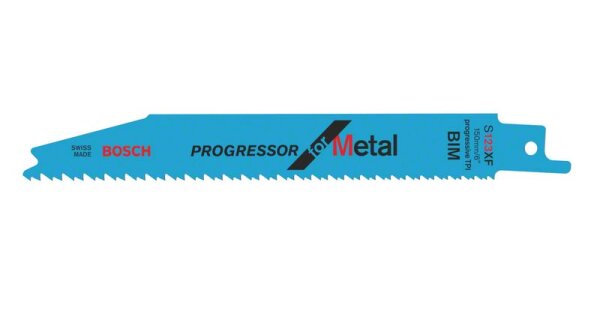 Bosch Säbelsägeblatt S 123 XF Progressor for Metal, 25er-Pack