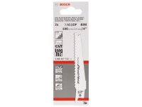 Bosch Säbelsägeblatt S 511 DF, Flexible for...