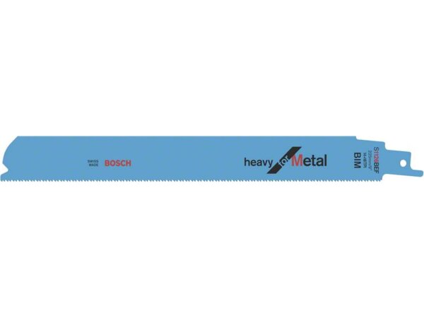 Bosch Säbelsägeblatt S 1126 BEF, Heavy for Metal, 25er-Pack