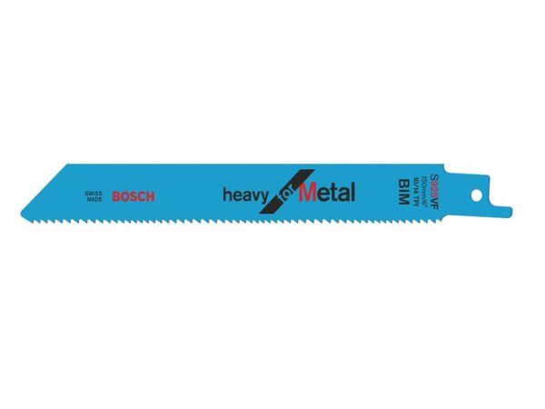 Bosch Säbelsägeblatt S 925 VF, Heavy for Metal, 5er-Pack