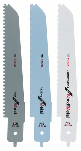 Bosch Stichsägeblatt-Set für Bosch-Multisäge PFZ 500 E, 3-tlg.