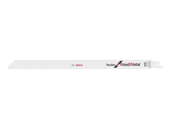 Bosch Säbelsägeblatt S 1222 VF, Flexible for Wood and Metal, 2er-Pack