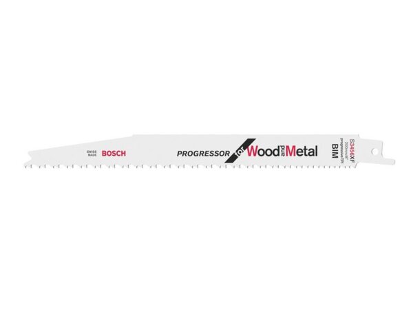 Bosch Säbelsägeblatt S 3456 XF, Progressor for Wood and Metal, 2er-Pack