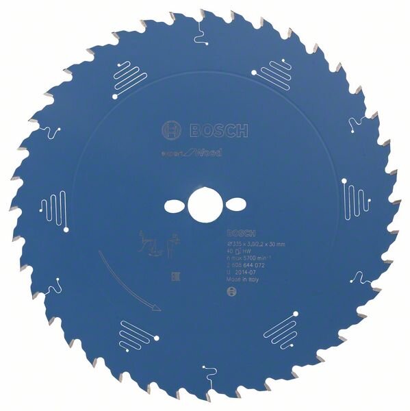 Bosch Kreissägeblatt Expert for Wood, 335 x 30 x 3,0 mm, 40