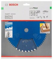 Bosch Kreissägeblatt Expert for Wood, 210 x 30 x 2,4...