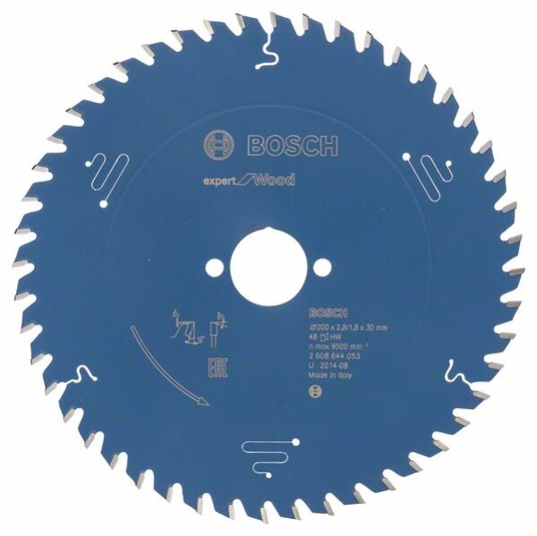 Bosch Kreissägeblatt Expert for Wood, 200 x 30 x 2,8 mm, 48