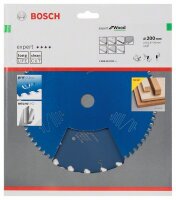 Bosch Kreissägeblatt Expert for Wood, 200 x 30 x 2,8...