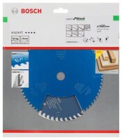 Bosch Kreissägeblatt Expert for Wood, 160 x 20 x 2,6...