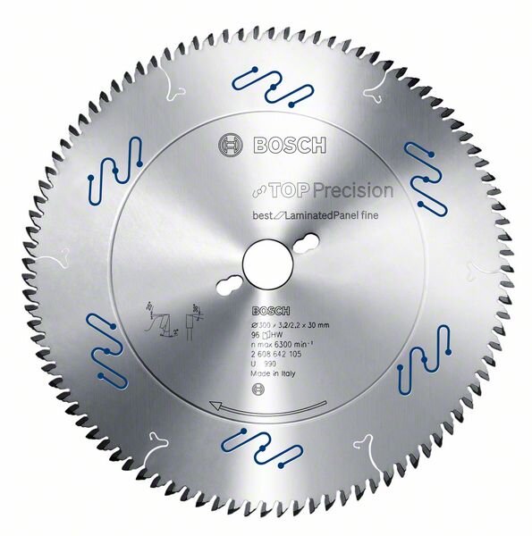 Bosch Kreissägeblatt Top Precision Best for Laminated Panel Fine 350x30x3,5 mm, 108