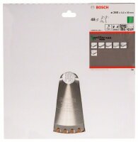 Bosch Kreissägeblatt Optiline Wood für Kapp- und Gehrungssägen, 260 x 30 x 3,2 mm, 48