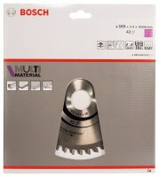 Bosch Kreissägeblatt Multi Material, 165 x 30 x 2,4...