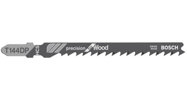 Bosch Stichsägeblatt T 144 DP Precision for Wood, 100er-Pack