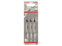 Bosch Stichsägeblatt T 101 D Clean for Wood, 3er-Pack