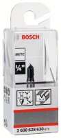 Bosch V-Nutfräser, 1/4-Zoll, D1 6,3 mm, L...