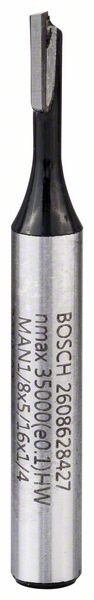 Bosch Nutfräser, 1/4-Zoll, D1 3,2 mm, L 7,7 mm, G 51 mm