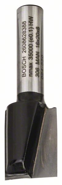 Bosch Nutfräser, 8 mm, D1 16 mm, L 19,6 mm, G 51 mm. Für Handfräsen