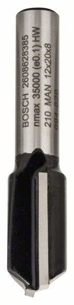 Bosch Nutfräser, 8 mm, D1 12 mm, L 19,6 mm, G 51 mm. Für Handfräsen