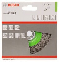 Bosch Scheibenbürste 115 mm, gewellter rostfreier...