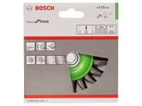 Bosch Scheibenbürste 115 mm, gezopfter...