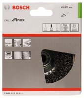 Bosch Topfbürste 100 mm, gewellter rostfreier...