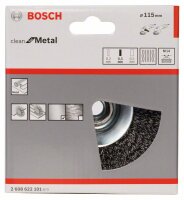 Bosch Kegelbürste, Clean for Metal, 115 mm,...