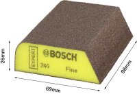 Bosch EXPERT Schleifschwamm Combi Block, fein