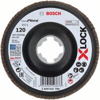 Bosch X-LOCK Fächerschleifscheibe, X571, Best for...