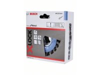 Bosch X-LOCK Scheibenbürste 115 mm, gezopfter...