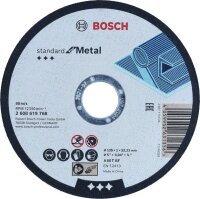 Bosch Standard for Metal Trennscheibe gerade, 125 mm,...