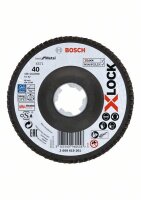 Bosch X-LOCK Fächerschleifscheibe, X571, Best for...