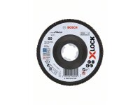 Bosch X-LOCK Fächerschleifscheibe, X571, Best for Metal, abgewinkelt Ø115 mm K 80, 1St