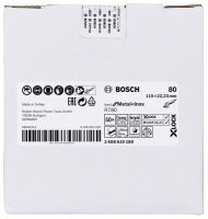 Bosch X-LOCK Fiberscheibe, 115 mm, K 80, Sternloch,...