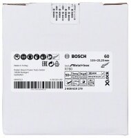 Bosch X-LOCK Fiberscheibe, 115 mm, K 60, Sternloch,...