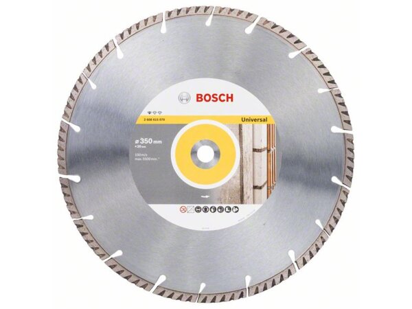 Bosch Diamanttrennscheibe Standard for Universal 350 x 20