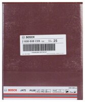 Bosch Schleifblatt Papier J475, Best for Metal, 230 x 280 mm, 120, ungelocht, 1er-Pack