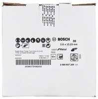 Bosch Fiberschleifscheibe R444, Expert for Metal, Bohr.: 22,23 mm