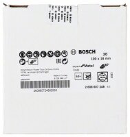 Bosch Fiberschleifscheibe R444, Expert for Metal, Bohr.: 16 mm