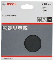 Bosch Schleifblatt Papier F355, 125 mm, 240, ungelocht, Klett, 10er-Pack