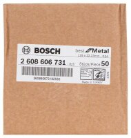 Bosch Fiberschleifscheibe R574 Best for Metal, Zirkonkorund, 125 mm, 22,23 mm, 24