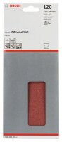 Bosch Schleifblatt C430, 115 x 280 mm, 120, ungelocht, gespannt, 10er-Pack