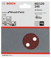 Bosch Schleifblatt C430, 125 mm, 60, 120, 240, 8...