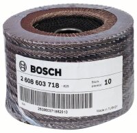 Bosch Fächerschleifscheibe X431 Standard for Metal, gerade, 125 mm, 80, Glasgewebe