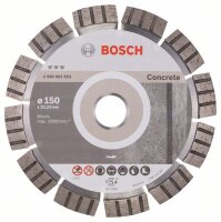 Bosch Diamanttrennscheibe Best for Concrete, 150 x 22,23...