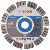 Bosch Diamanttrennscheibe Best for Stone, 150 x 22,23 x...