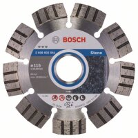 Bosch Diamanttrennscheibe Best for Stone, 115 x 22,23 x...