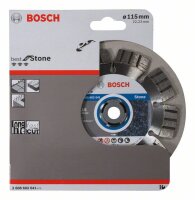 Bosch Diamanttrennscheibe Best for Stone, 115 x 22,23 x...