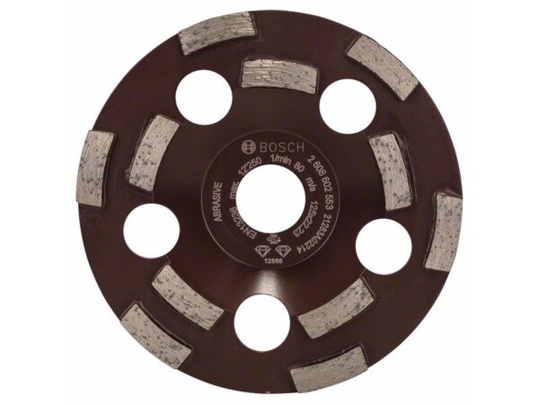 Bosch Diamanttopfscheibe Expert for Abrasive, 50 g/mm, 125 x 22,23 x 4,5 mm