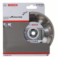 Bosch Diamanttrennscheibe Standard for Concrete, 115 x...