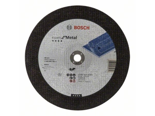 Bosch Trennscheibe gerade Expert for Metal A 24 R BF, 300 mm, 20,00 mm, 3,5 mm